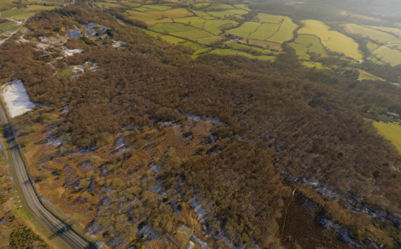 Aerial view of Aislaby Moor