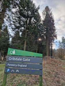 The Gribdale Gate sign